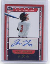 2024 Panini Stars & Stripes #NTS-JT James Tronstein Red Auto #/99