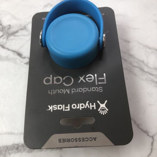 Hydro Flask Bottle Standard Mouth Flex Cap Replacement in Pacific Blue OEM New - Picture 5 of 8