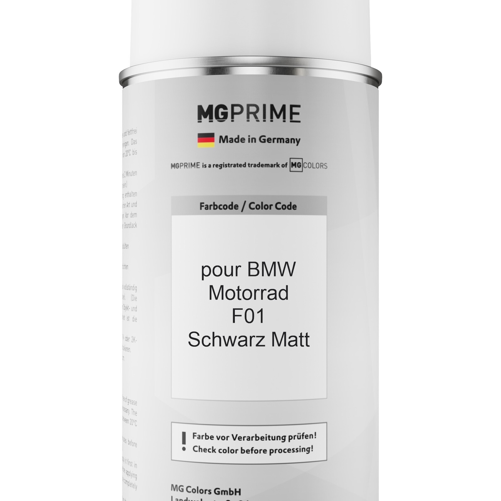 Peinture Moto Kit De Bombe Aérosol BMW Motorrad M17 Asphaltgrau Metallic Matt 400ml