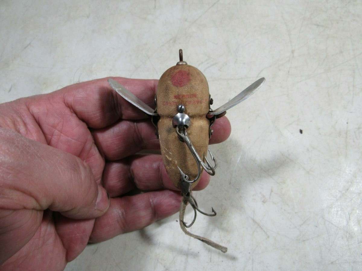 Vintage Early Heddon Crazy Crawler Fishing Lure | eBay Vintage Early Heddon Crazy Crawler Fishing Lure | eBay