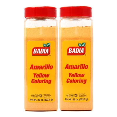 Badia Amarillo Yellow Coloring, 22 oz - Palatize Pack of 2