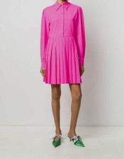 $602 MSGM Milano Womens Pink Long Sleeve Plea...