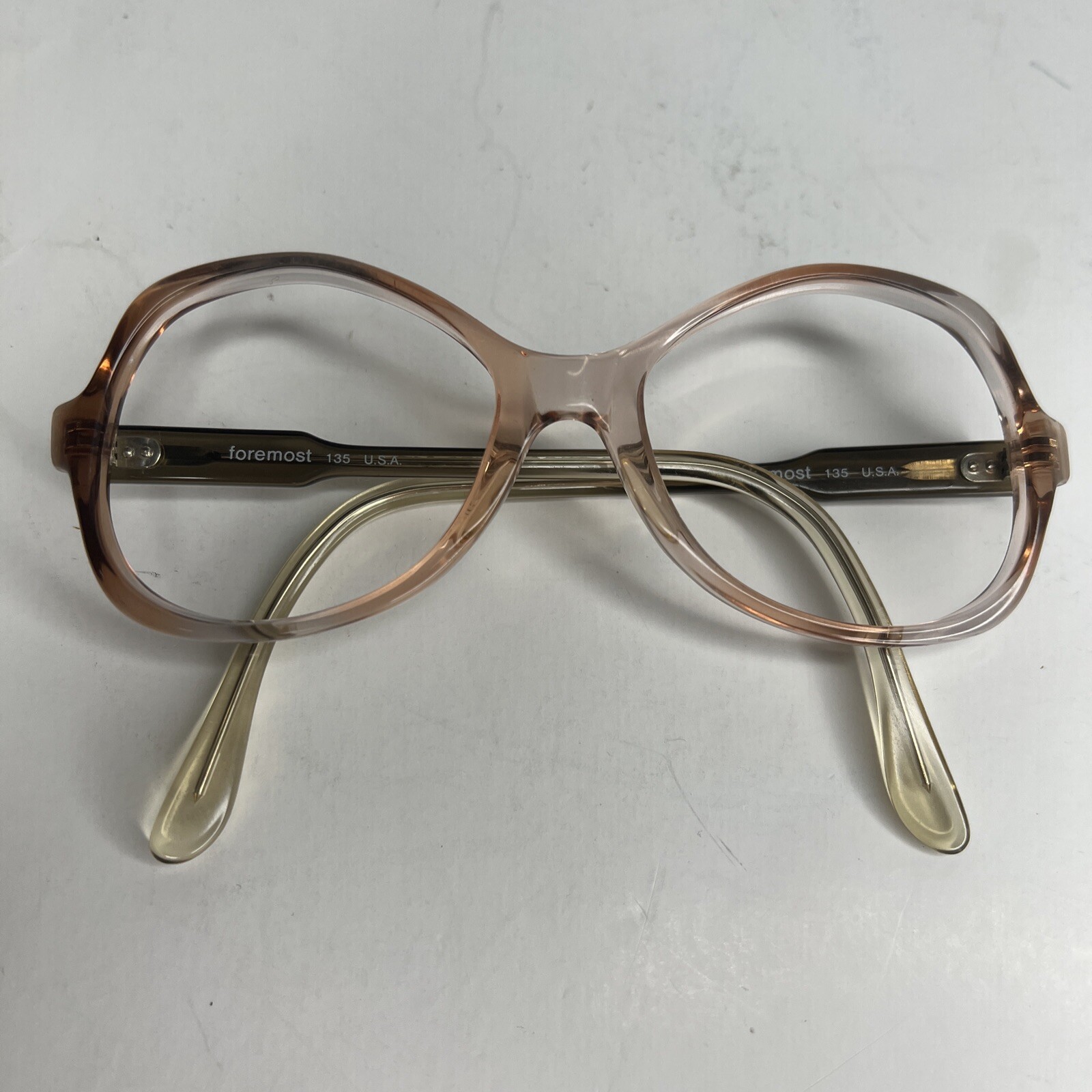 Vintage Women's Eyeglasses Rose Ombre Frames by Forem… Gem