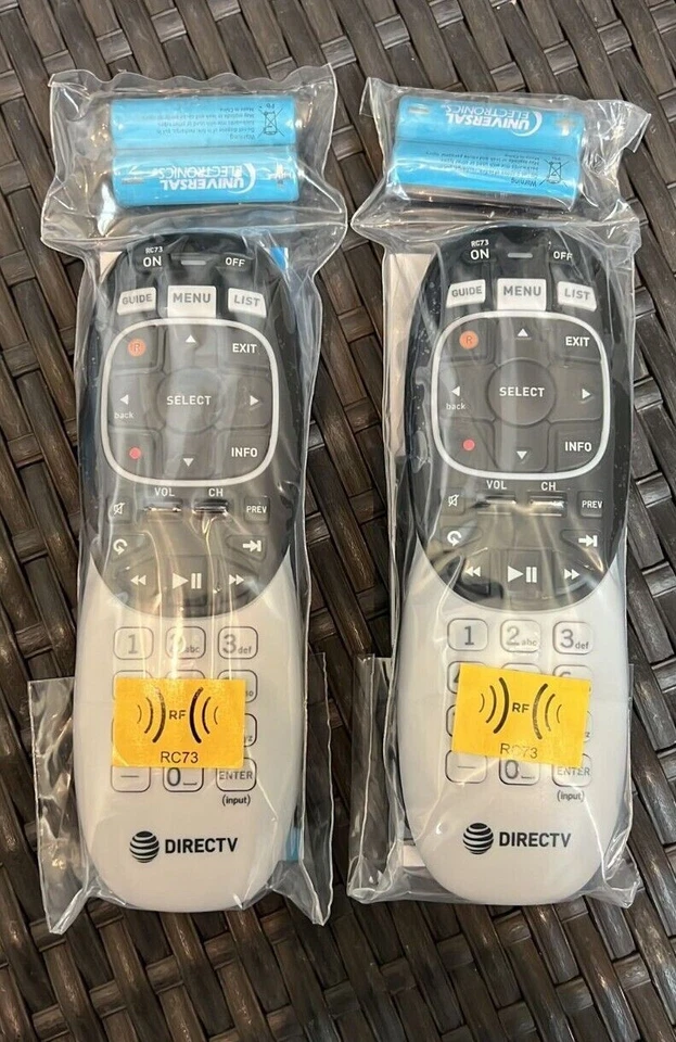  DIRECTV RC73 REMOTE CONTROLS / LOT OF 2 / IR/RF HR44/HR54 GENIE/BATTERIES/NEW!! - Image 3 of 4