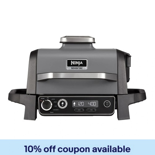 Ninja Woodfire Electric BBQ Grill & Smoker - Certified Refurbished [OG701UK]