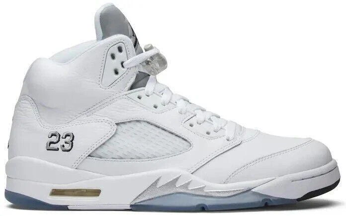 シューズ(男性用) AIR JORDAN 5 llic silver 2015 Jordan 5 OG Mid Metallic Silver for Sale - Authenticity Guaranteed