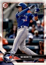 LOT OF 20 2018 BOWMAN DRAFT BASE PAPER PROSPECT BD32 BO BICHETTE BLUE JAYS