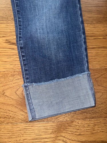 J. Jill Denim High Rise Straight Leg Dark Wash Jean Capris Size 2P - Bild 2 von 6