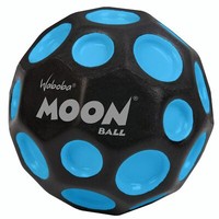 Waboba Ball Moon Schwarz-Blau | Wasserball Wurfball Springball Werfen Fangen