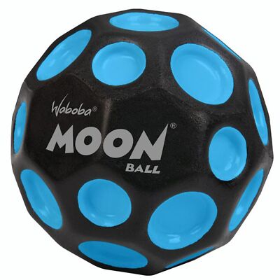 Waboba Ball Moon schwarz-blau | Wasserball Wurfball Springball Werfen Fangen