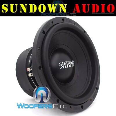 SUNDOWN AUDIO SA-12 V.2 D4 12'' DUAL 4 OHM 1000W RMS SUBWOOFER BASS SPEAKER NEW