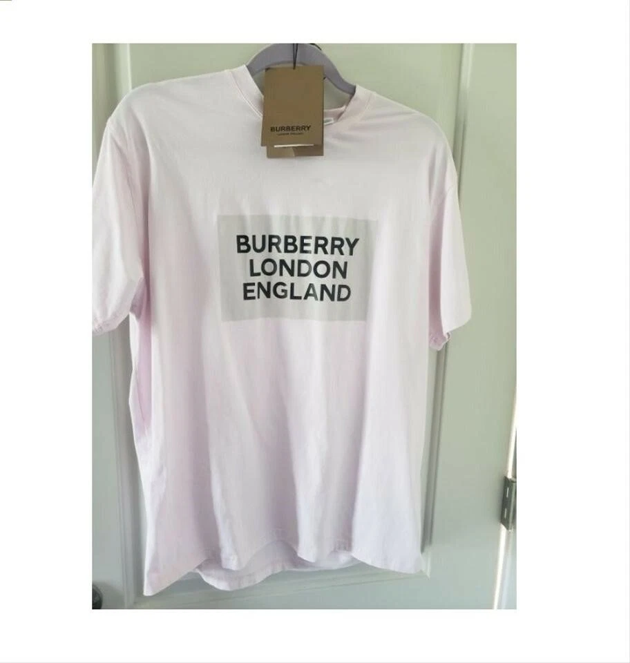Burberry logo print cheap cotton oversized top