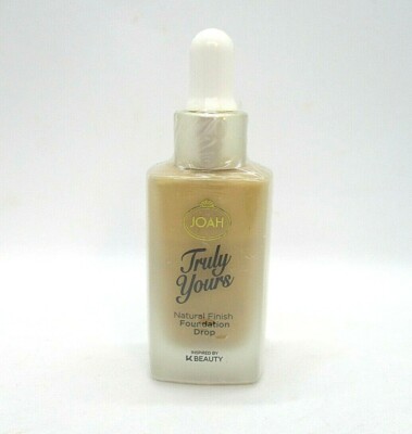 Joah Truly Yours Natural Finish Foundation Drop ~ JLF210 Natural Beige ~ 1.01 oz