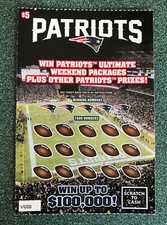 New England Patriots  NFL Football  SV Instant Lottery Ticket, no cash value