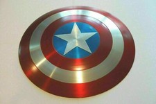 24" Captain America Metal Shield Handmade Cosplay Costume Shield For Gift