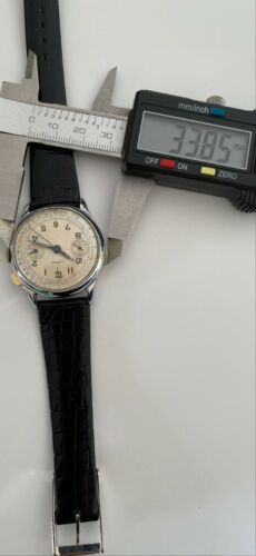 Vintage LEROY Chronograph Watch Working Leroy RARE Chronograph - Picture 6 of 12