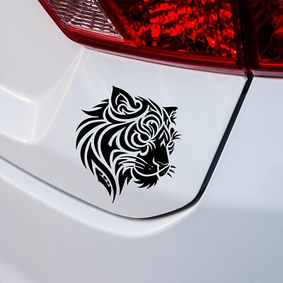 Tiger Tribal Auto Aufkleber Löwe Sticker Autoaufkleber Tier Van Camper 18x20 cm
