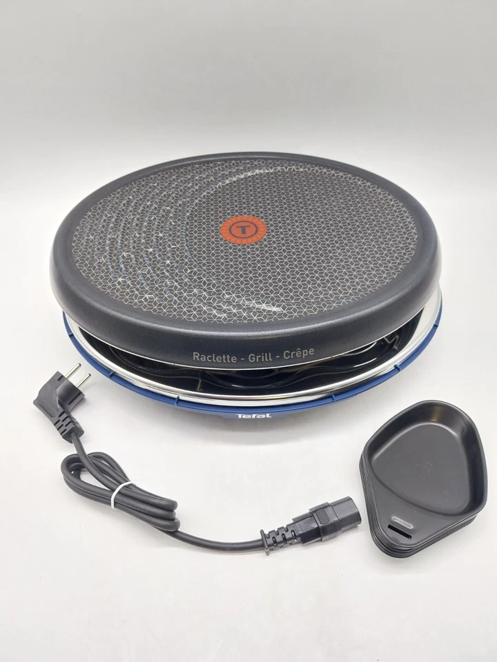 Tefal RE3104 Raclette 3in1 Raclette, Grill, Crêpe 8 Personen 1050W #KT7163X-- - Bild 4 von 4