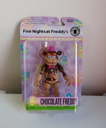 Five Nights at Freddy's CHOCOLATE FREDDY Action Figure FNAF Easter Toy New