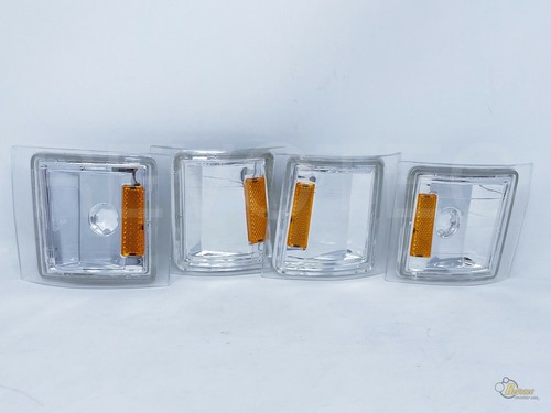 94-99 Chevy C10 CK 95-99 Tahoe Suburban Euro Clear Corner Signal Lights Set - 第 1/2 張圖片
