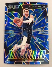 Luka Doncic 2021-22 Select Blue Prizm Turbocharged #9