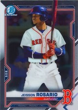 Jeisson Rosario 2021 Bowman Chrome Prospect Card #BCP-37 Boston Red Sox Rookie