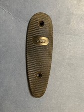 Skb Vintage Butt Plate - Black Bakelite Or Plastic