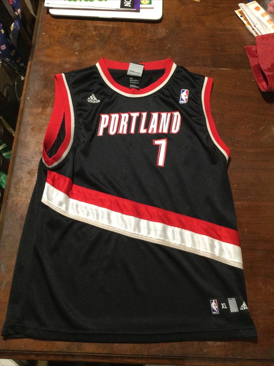 Adidas Brandon Roy Portland Trail Blazers Black Basketball Jersey