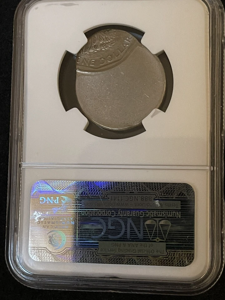 ER292 Mint Error Susan B. Anthony Dollar Struck 75% Off Center NGC MS64 - Image 3 of 4