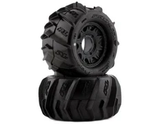 Proline 10193-10 1/10 Dumont Front/Rear 2.8" MT Tires Mounted 12mm Blk Raid (2)