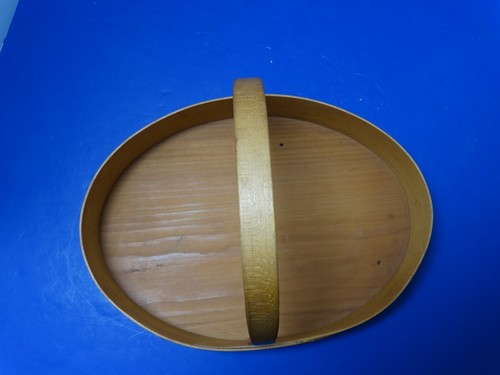 Frye’s Measure Mill’s? Ovaler Shaker Korb Träger mit Griff 2 Finger ~ 13" L x 9,5" B - Bild 7 von 20