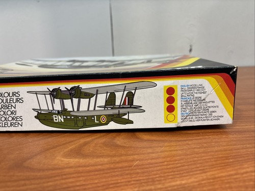 1983 Matchbox PK-601 SuperMarine Stranraer Plane 1:72 Scale Model Kit Open CV JD - Picture 5 of 16