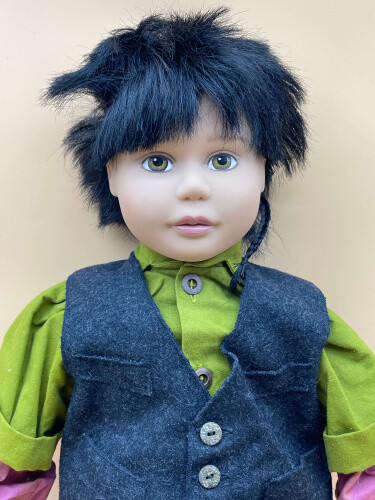 Sigikid Ilse Wippler Vinyl Poupée 63 Cm. État Parfait