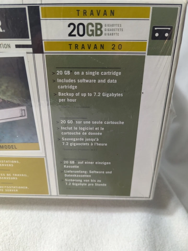 Seagate TapeStor TRAVAN 20GB SCSI-2 SST220000N-RFT - Image 3 of 4