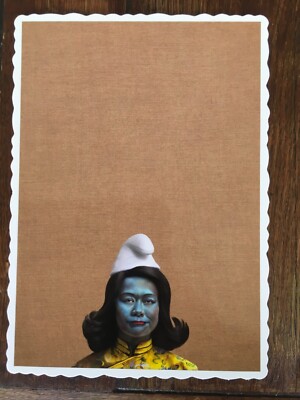 Mark Denton Esq. Postkarte ''Chinesisches Mädchen aus Croydon'' - Minidruck