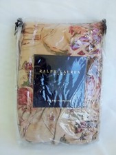 1 Ralph Lauren Home Guinevere Ruffled King Size Pillow Sham New 20x36 READ