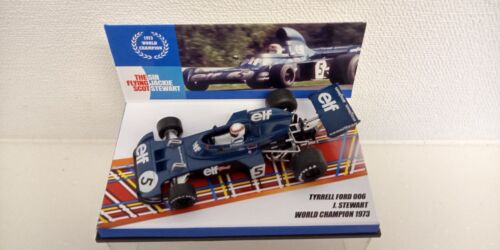 CAMPIONE DEL MONDO 1:43 TYRRELL FORD 006 JACKIE STEWART 1973 INTARSIO SPECIALE - Foto 2 di 5