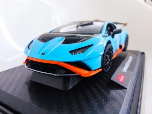 1:18 Lamborghini Huracan STO Sportwagen Simulation Druckguss Metalllegierung Modellauto - Bild 8 von 10