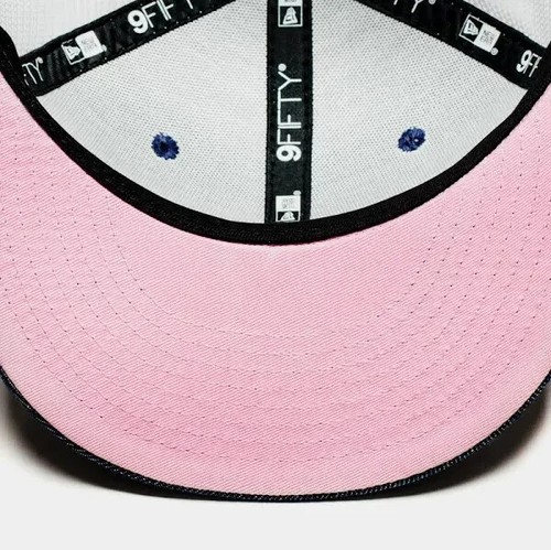New Era Okland A's 9Fifty Trucker Hat Snapback Denim 40 Years new - Picture 4 of 4