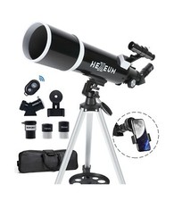 Telescope for Adults Beginner Astronomers - 80mm Aperture 600mm Fully Multi...
