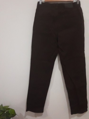 Ralph Lauren Jeans Womens Size 8 W30 L30 Brown Denim Straight Leg Vintage - Foto 2 di 11