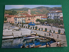 ISOLA D'ELBA-PORTO AZZURRO-PIAZZA G.MATTEOTTI,1967.VIAGGIATA.ANIMATA.MOTOSCAFO