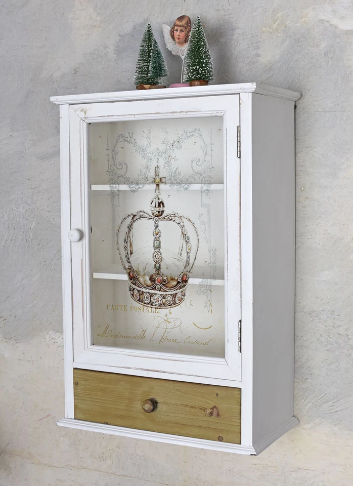 Wandvitrine Krone Wandboard Medizinschrank Arzneischrank Hausapotheke Badschrank - Bild 3 von 4