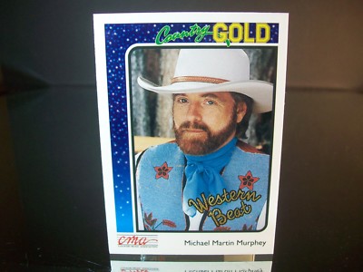 Michael Martin Murphey Sterling Cards, Inc CMA 1992 Card #90 Country Gold  Music
