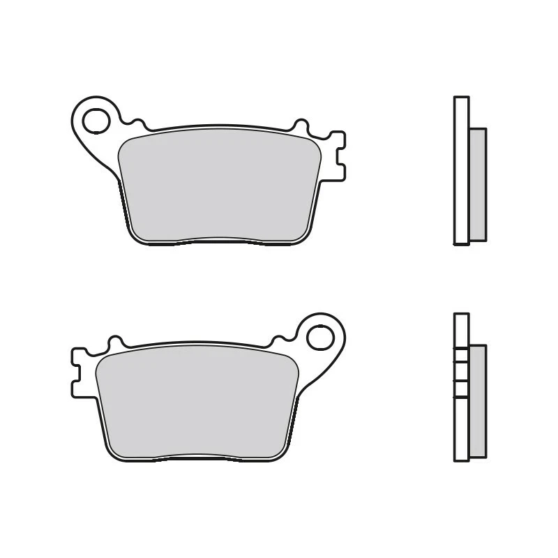 Pastillas de freno traseras GSXR 1000 R 2017 genuinas Vesrah. (como 69100-47820) Sinterización HH Foto 3 de 4