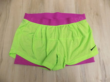 Nike Dri-Fit Athletic Workout Gym Fitness Exercise Mesh Shorts Green Size L