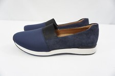 Vionic Women 11 Used Cosmic Cameo Slip On Navy Suede/Nylon Shoes/Loafers/Flats