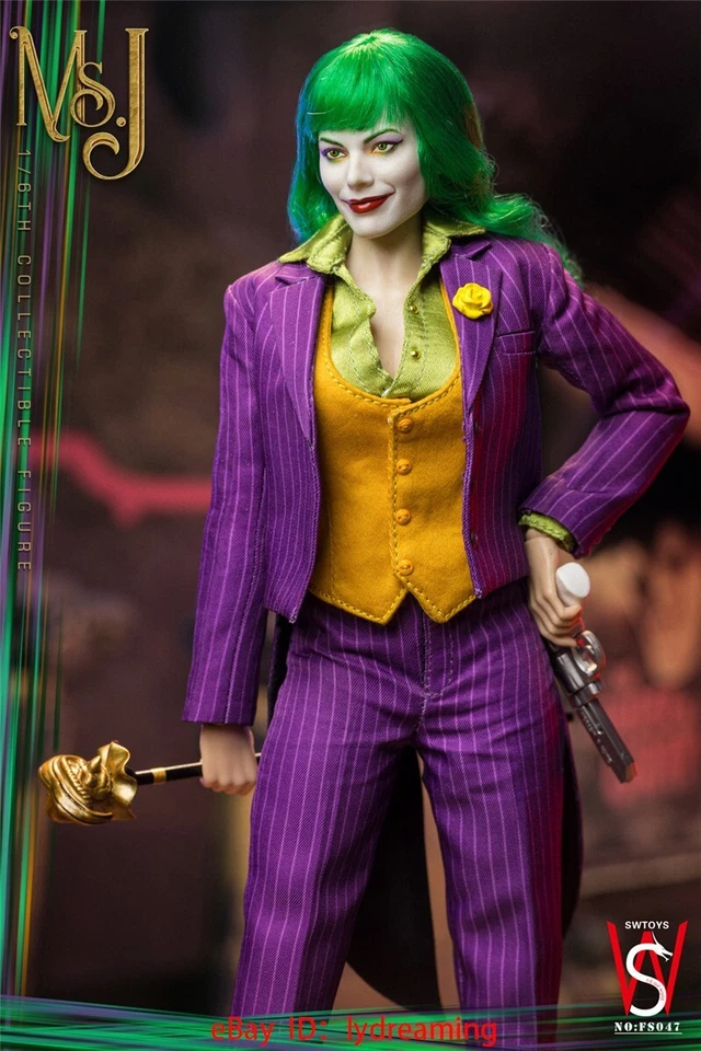Female Clown Tuxedo Figure 1/6 Scale Collector's Item Limited Edition Art Statue - Image 4 of 4