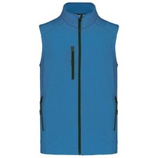 Mens Kariban Soft Shell Fleece Lined Windproof Breathable Outdoor Gilet Jacket
