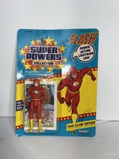 VINTAGE UNPUNCHED 1984 KENNER SUPER POWERS  THE FLASH MOC 12 BACK SEALED COMIC